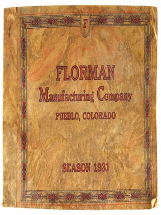 Item #50241 Wallpaper Sample Book. Florman Manufacturing Company