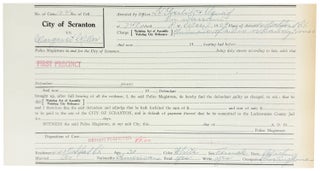 Collection of 48 Police Magistrate Court Forms of Madams, Sex Workers, and their Johns