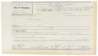 Collection of 48 Police Magistrate Court Forms of Madams, Sex Workers, and their Johns