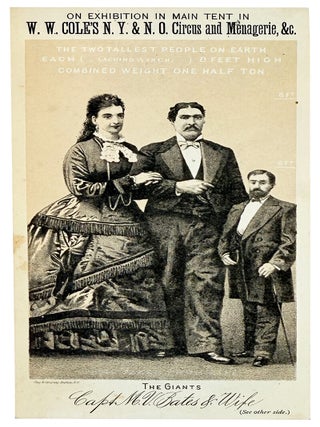 On Exhibition in Main Tent in W.W. Cole's N.Y. &