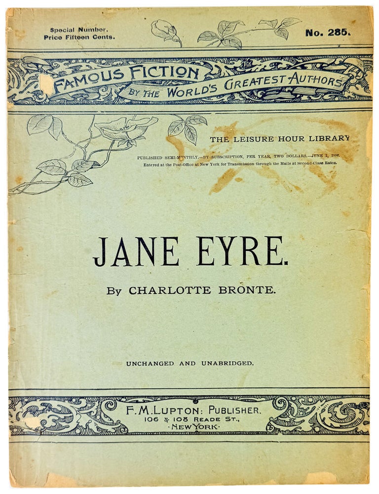 Item #50335 Jane Eyre. Charlotte Bronte.