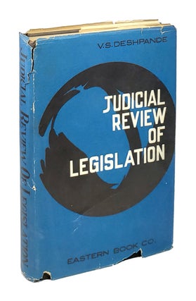 Item #5455 Judicial Review of Legislation. V S. Deshpande, Vasant Shamrao