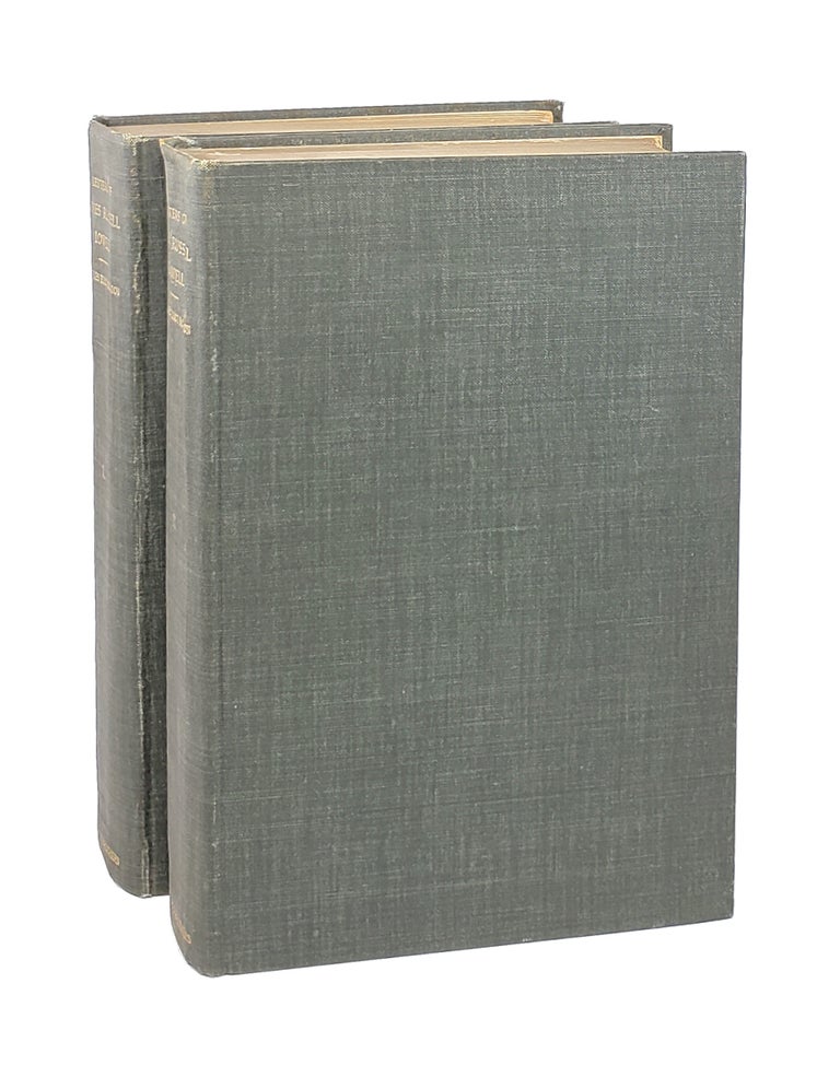 Item #6029 Letters of James Russell Lowell [Two Volumes, with Charles Eliot Norton signature]. James Russell Lowell, Charles Eliot Norton, ed.