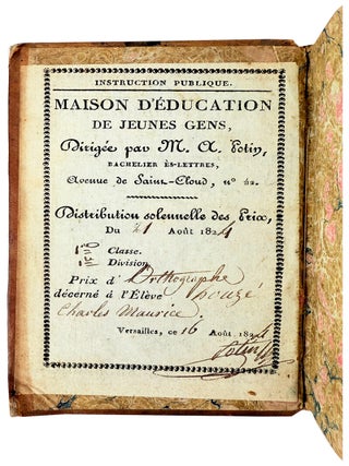 Petites Leçons de morale et de littérature, ou choix des plus beaux morceaux des poetes et des prosateurs français... Prose