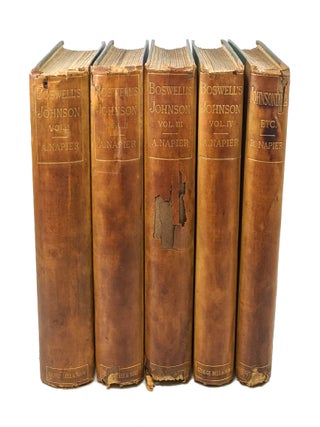 Item #6164 The Life of Samuel Johnson, LL.D., together with the Journal of a Tour to the Hebrides...