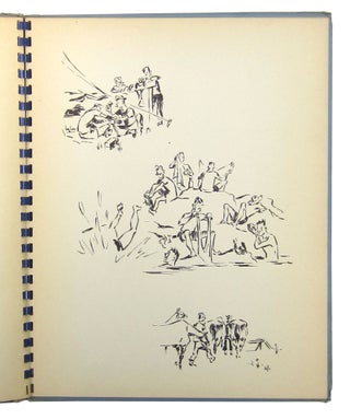 [Lithographed Portfolio of Sketches] Troop K 101st Cavalry: Pyrites, New York, July 15-August 4 [1940]