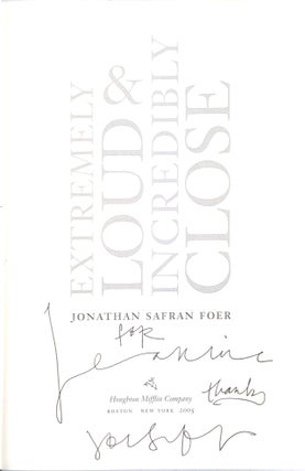 Extremely Loud & Incredibly Close [Signed]