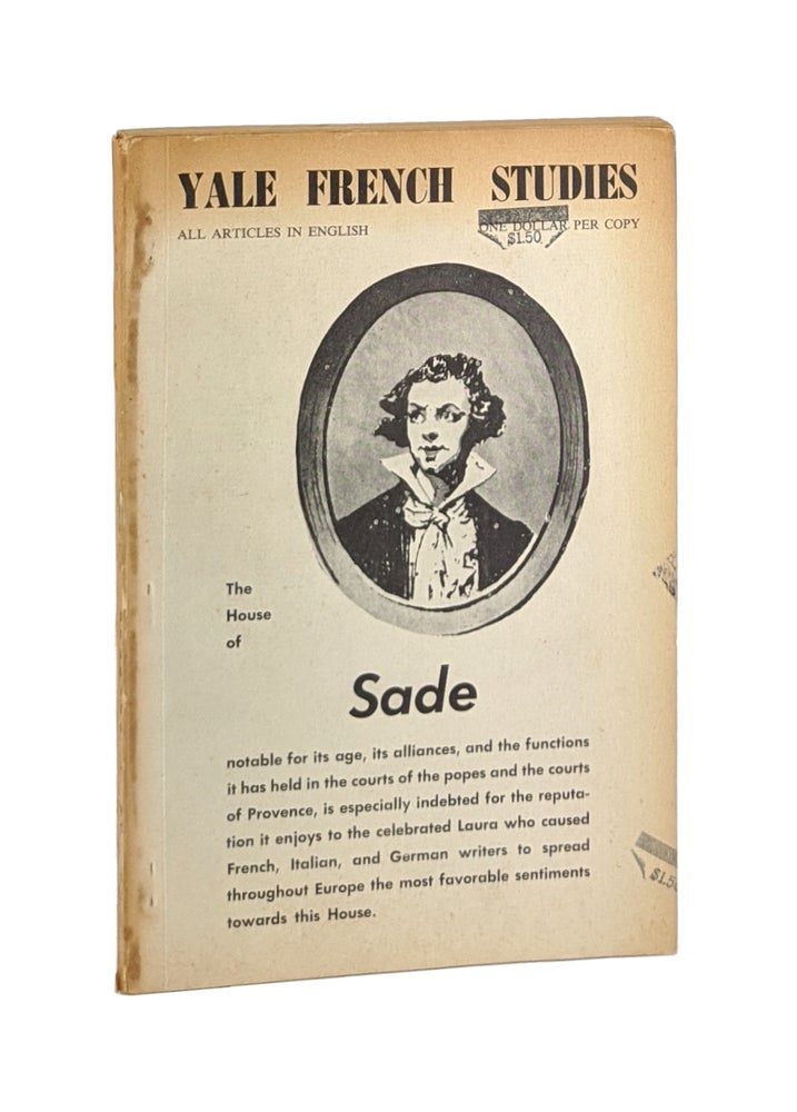 Item #6821 Yale French Studies No. 35, December, 1965: The House of Sade. Marquis de Sade.