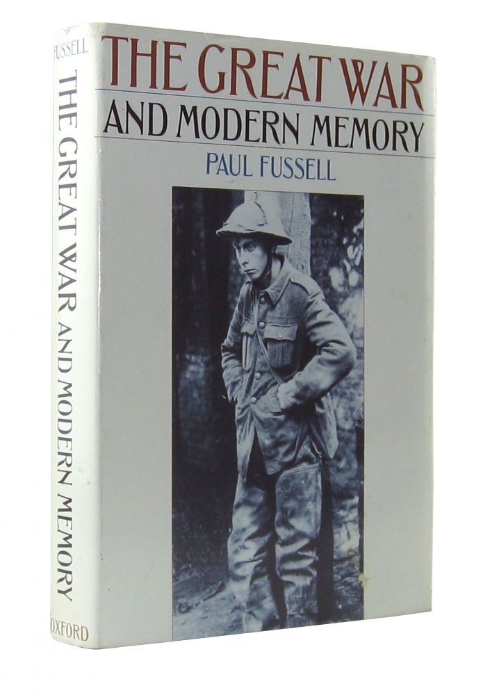 Item #6836 The Great War and Modern Memory. Paul Fussell.