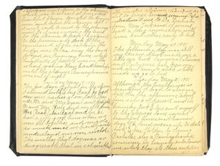 Autograph Grand Tour Diary with TransAtlantic Steamship Ephemera