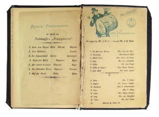 Autograph Grand Tour Diary with TransAtlantic Steamship Ephemera