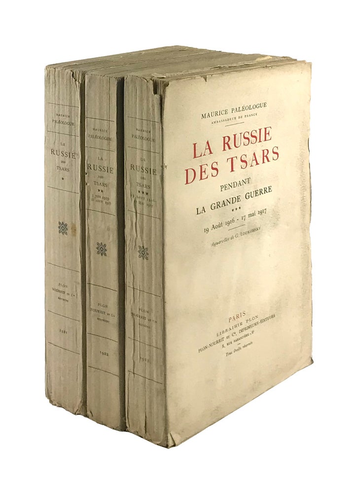Item #7193 La Russie des Tsars Pendant la Grande Guerre [Limited Edition]. Maurice Paléologue, G. Loukomsky.