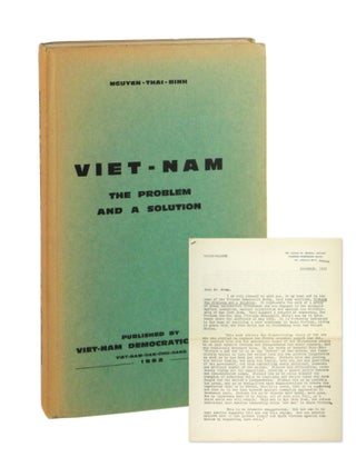 Item #7211 Viet-Nam [Vietnam]: The Problem and a Solution [Typed Letter Signed in Facsimile Laid...