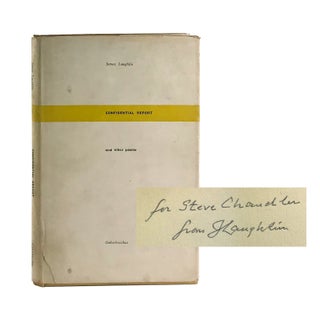 Item #7308 Confidential Report and Other Poems [Inscribed and Signed to Steve Chandler with...