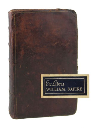 Item #7572 Elements of Criticism, Volume I [William Safire copy]. Henry Home, Lord Kames