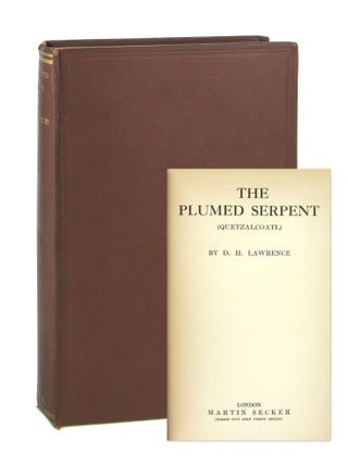 Item #7771 The Plumed Serpent (Quetzalcoatl). D H. Lawrence