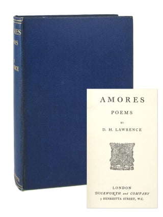 Item #8112 Amores: Poems. D H. Lawrence