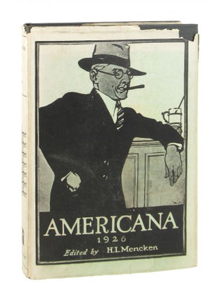 Item #8124 Americana 1926. H L. Mencken, ed