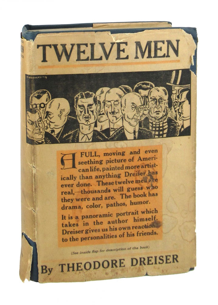Item #8150 Twelve Men. Theodore Dreiser.