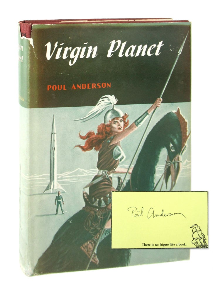 Item #8319 Virgin Planet [Signed Bookplate Laid in]. Poul Anderson.
