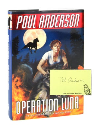 Item #8321 Operation Luna [Signed Bookplate Laid in]. Poul Anderson