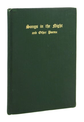 Item #8401 Songs in the Night and Other Poems. James B. Durand, Silas H. Durand