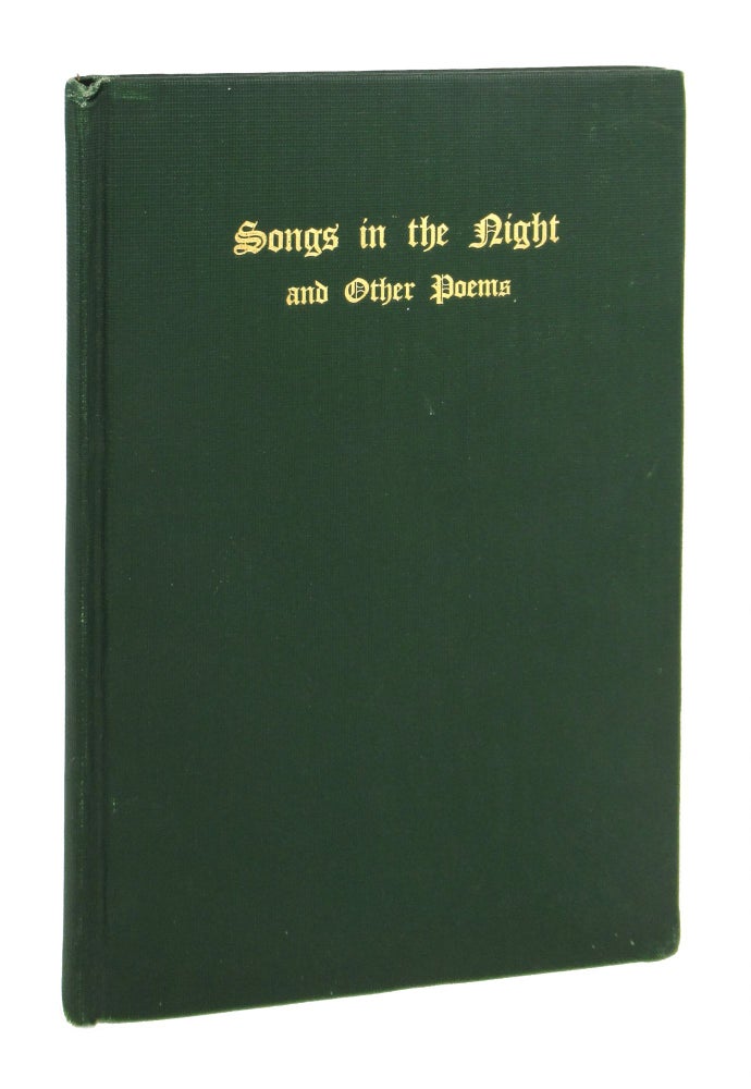 Item #8401 Songs in the Night and Other Poems. James B. Durand, Silas H. Durand.