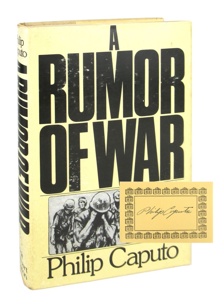 Item #8437 A Rumor of War [Signed Bookplate Laid in; Book Club Edition]. Philip Caputo.