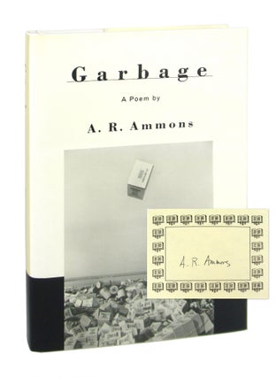 Item #8460 Garbage [Signed Bookplate Laid in]. A R. Ammons