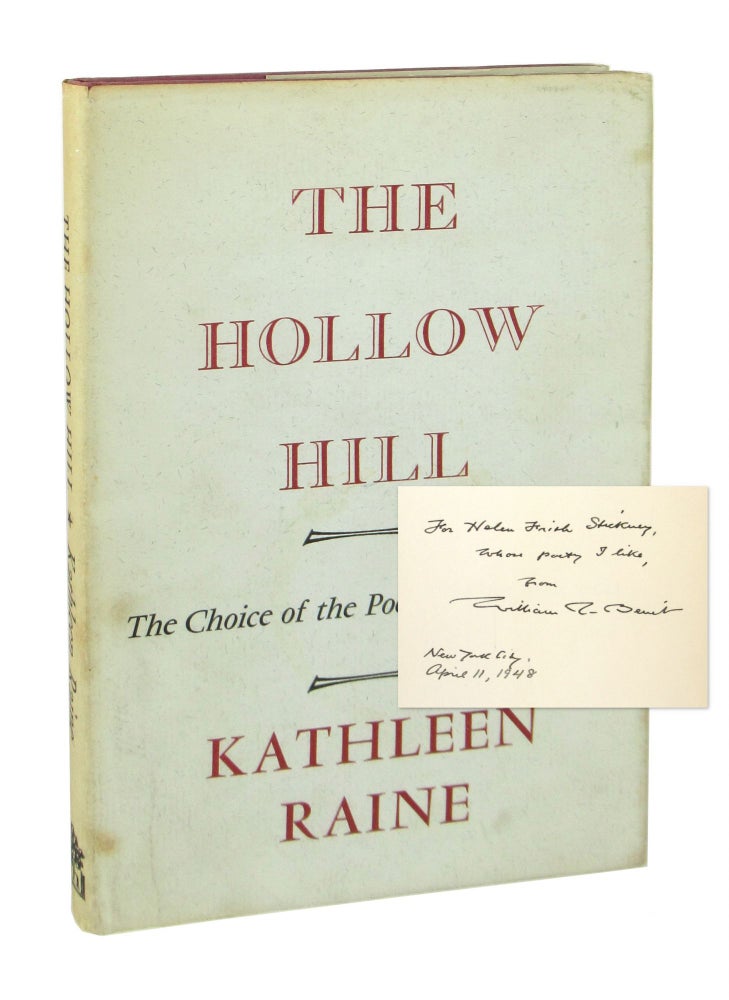 Item #8484 The Hollow Hill and Other Poems, 1960-1964 [Signed]. Kathleen Raine.