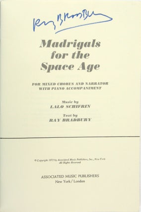 Madrigals for the Space Age: For Mixed Chorus and Narrator with Piano Accompaniment [Signed]