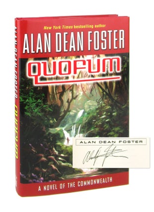 Item #8652 Quofum: A Novel of the Commonwealth [Signed]. Alan Dean Foster