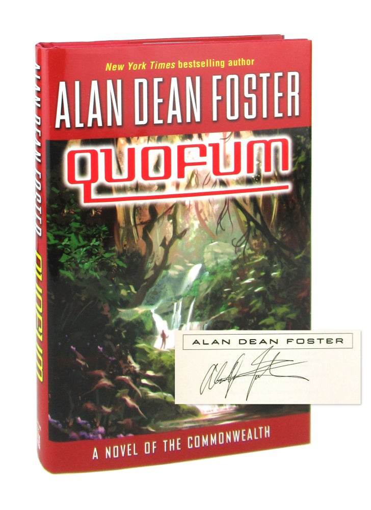 Item #8652 Quofum: A Novel of the Commonwealth [Signed]. Alan Dean Foster.