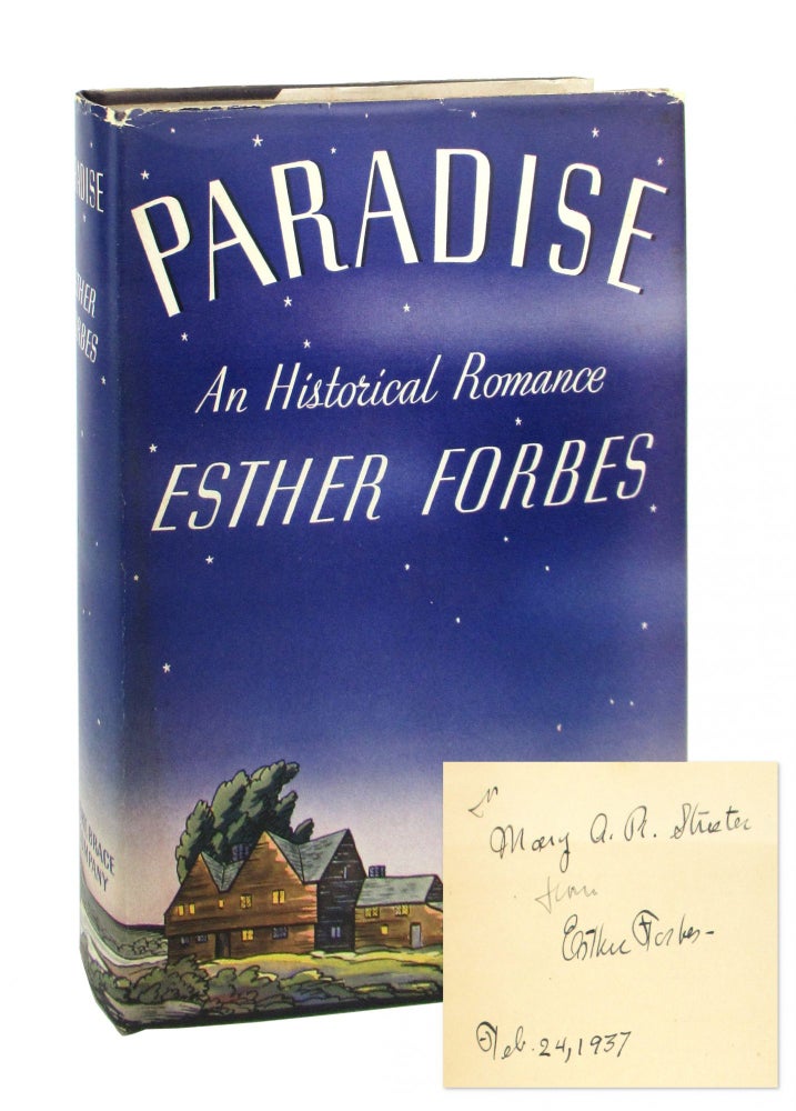 Item #8761 Paradise [Signed]. Esther Forbes.
