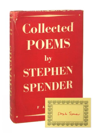 Item #8852 Collected Poems [Signed Bookplate Laid in]. Stephen Spender