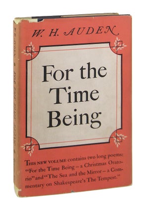 Item #8909 For the Time Being. W H. Auden