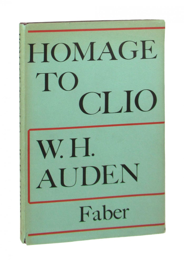 Item #8913 Homage to Clio. W H. Auden.