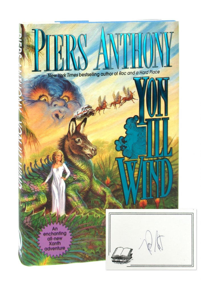 Item #8956 Yon Ill Wind [Signed Bookplate Laid in]. Piers Anthony.