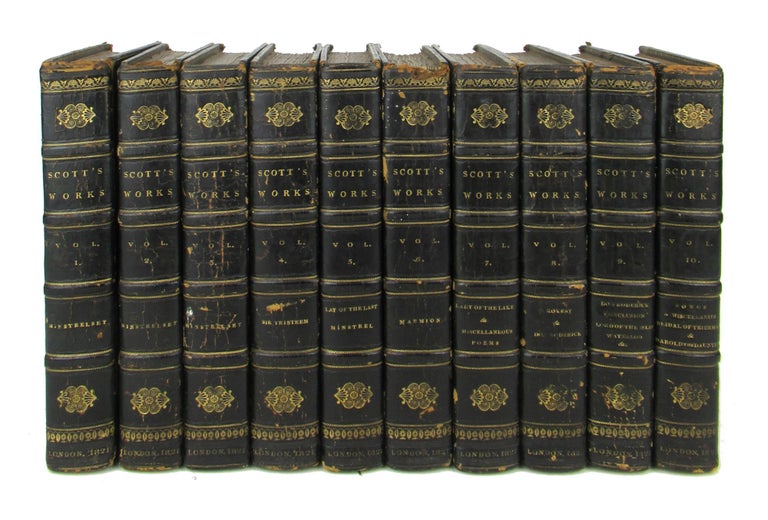 Item #8960 The Poetical Works of Sir Walter Scott, Baronet. In Ten Volumes. Sir Walter Scott.