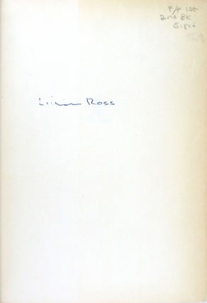 The Player: A Profile of an Art [Signed by Lilian Ross]