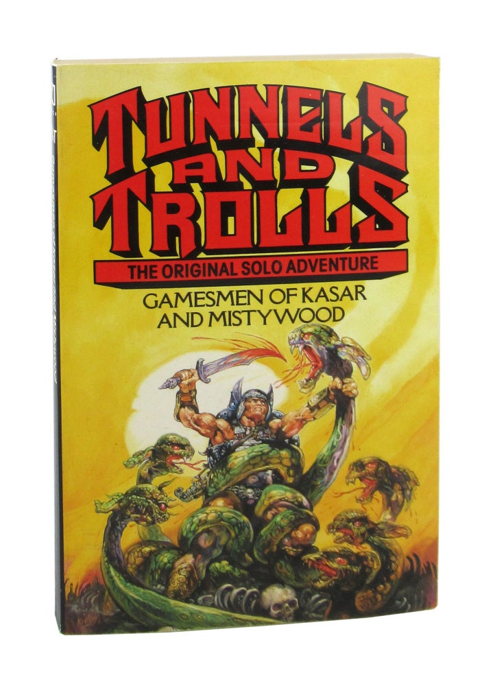 Item #9098 Gamesmen of Kasar and Mistywood [Tunnels and Trolls Adventure Book]. Roy Cram, Josh Kirby.