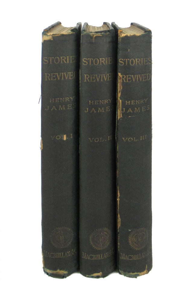Item #9151 Stories Revived (Three Volumes). Henry James.