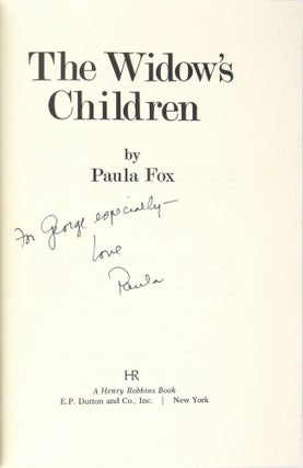 The Widow's Children [Signed]