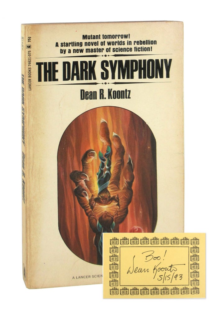 Item #9347 The Dark Symphony [Inscribed and Signed Bookplate Laid in]. Dean R. Koontz.