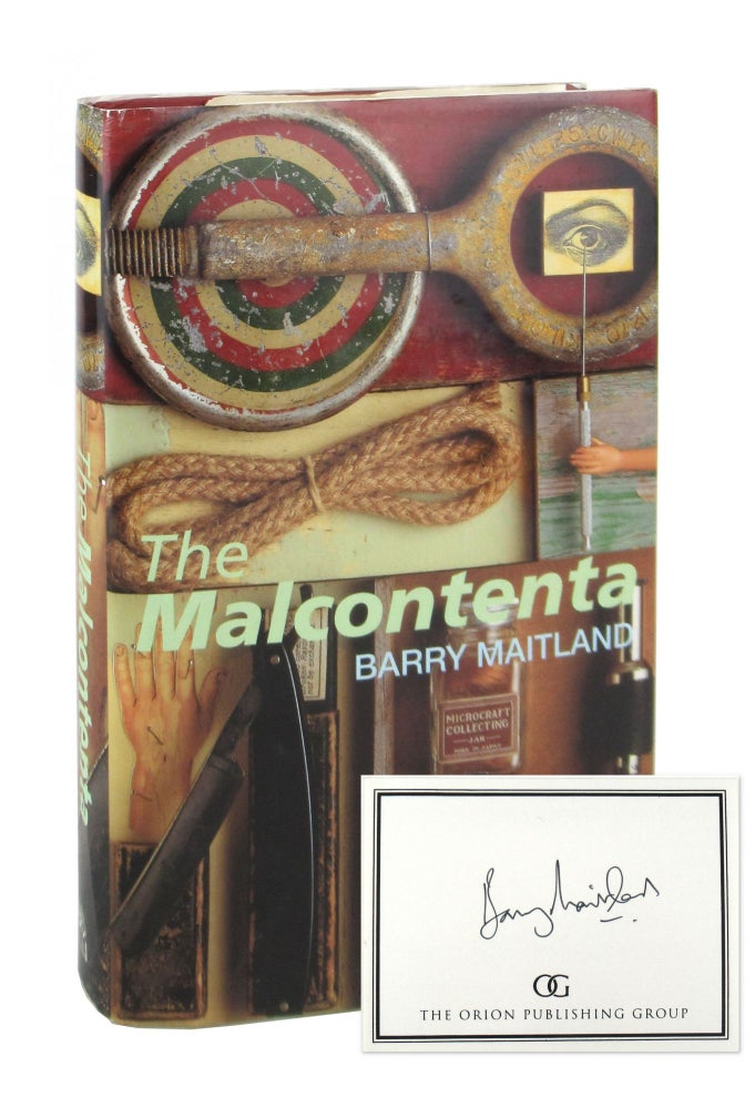Item #9348 The Malcontenta [Signed Bookplate Laid in]. Barry Maitland.