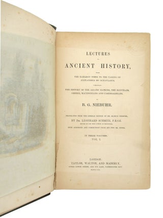 Lectures on Ancient History, From the Earliest Times to the Taking of Alexandria by Octavianus. Comprising the History of the Asiatic Nations, the Egyptians, Greeks, Macedonians, and Carthaginians