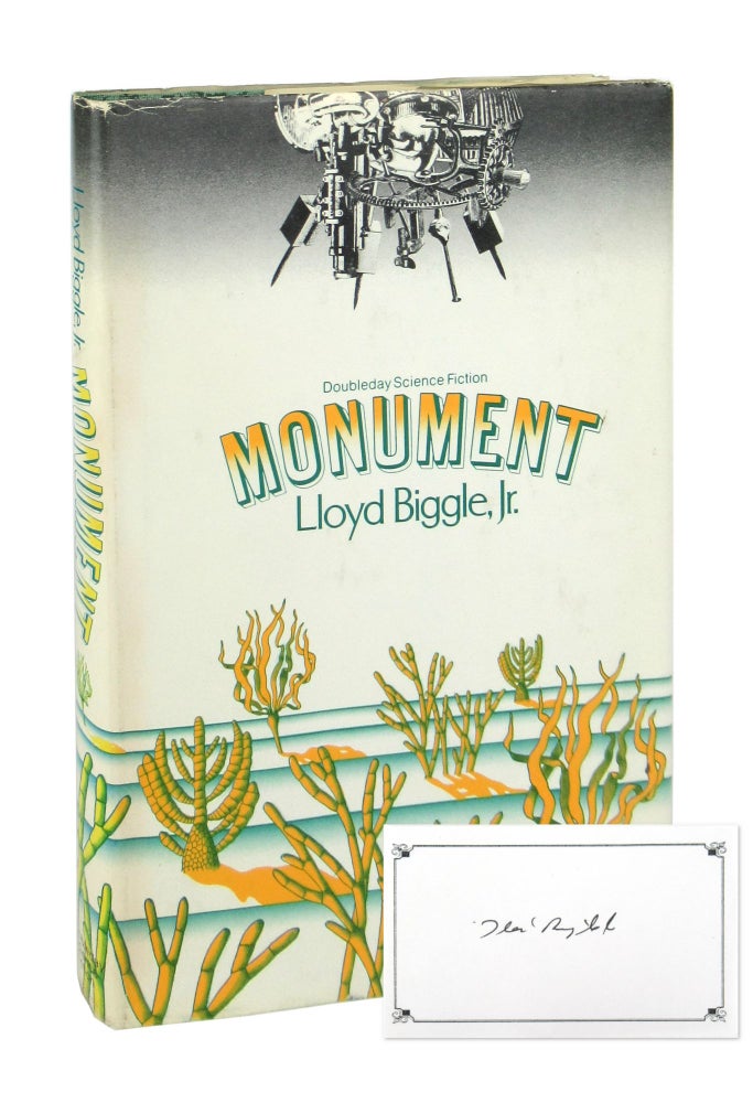 Item #9410 Monument [Signed Bookplate Laid in]. Lloyd Biggle Jr.