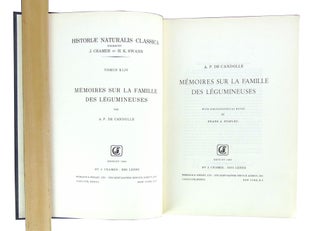 Mémoires sur la famille des légumineuses [Articles on the Legume Family]