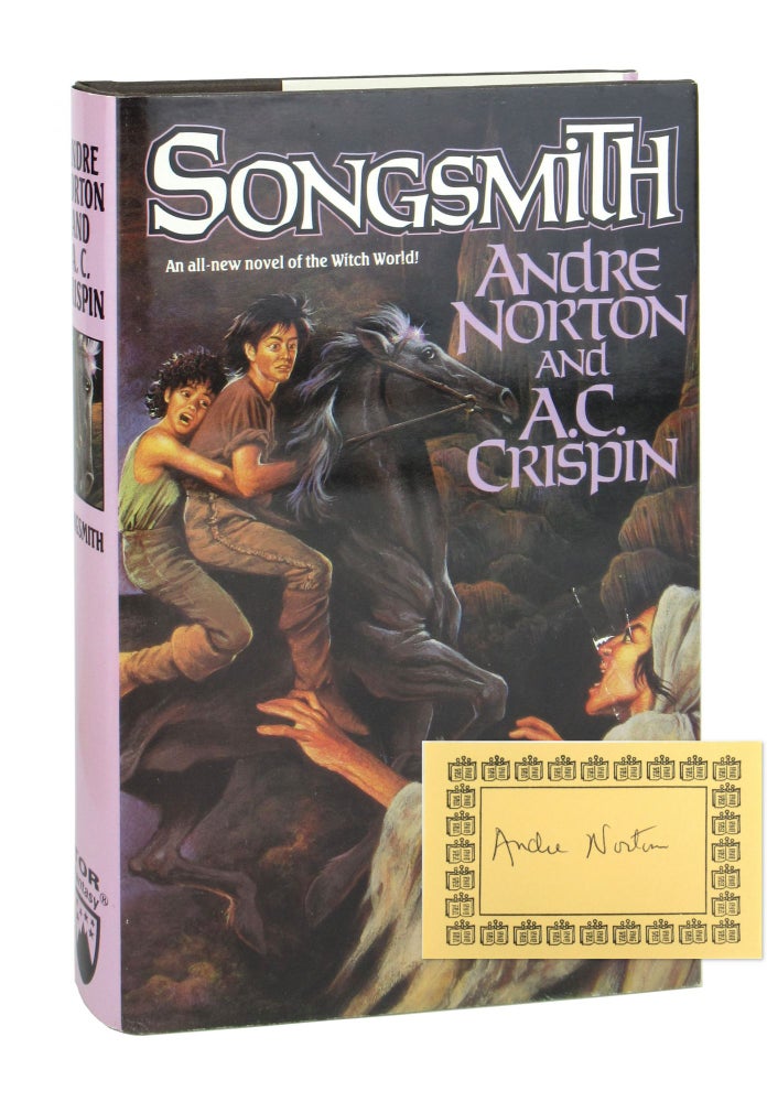 Item #9681 Songsmith: A Witch World Novel [Signed Bookplate Laid in]. Andre Norton, A C. Crispin.