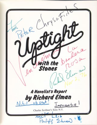 Uptight with the Stones [Inscribed and Signed]